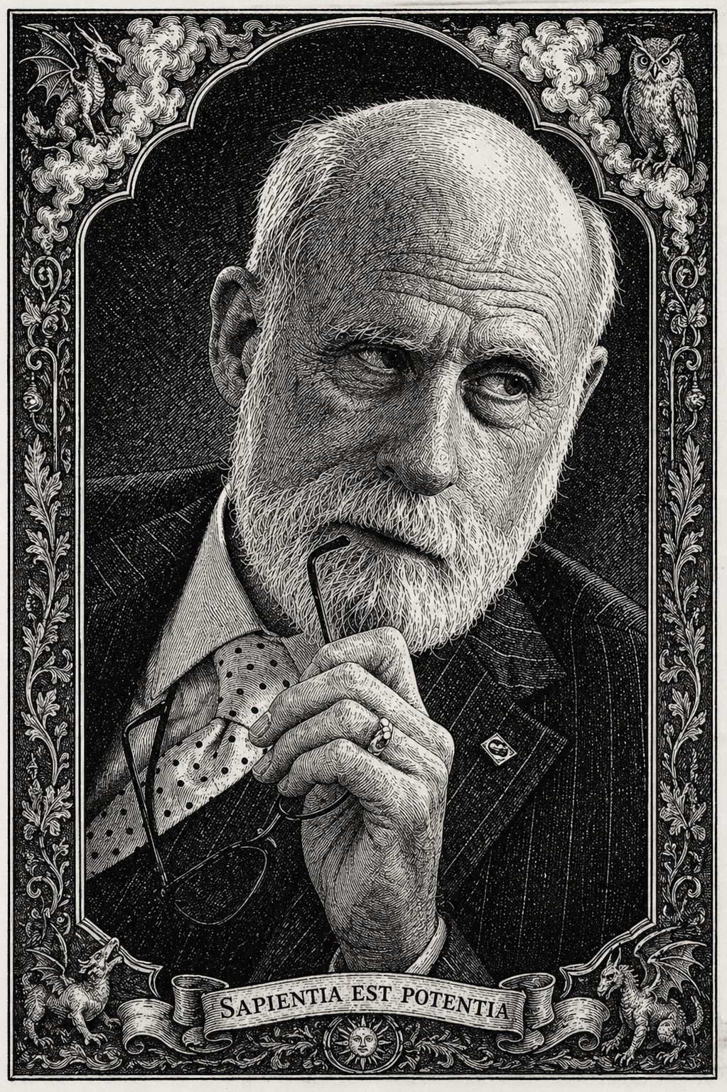 Vinton G. Cerf — engraved portrait