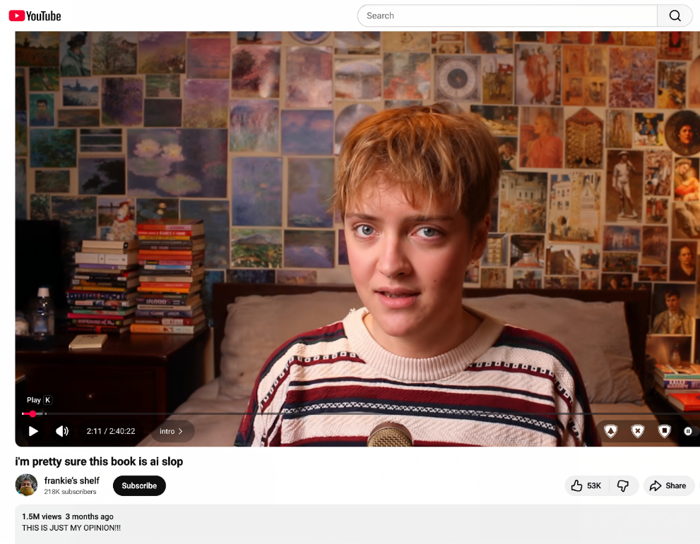 frankie's shelf YouTube review