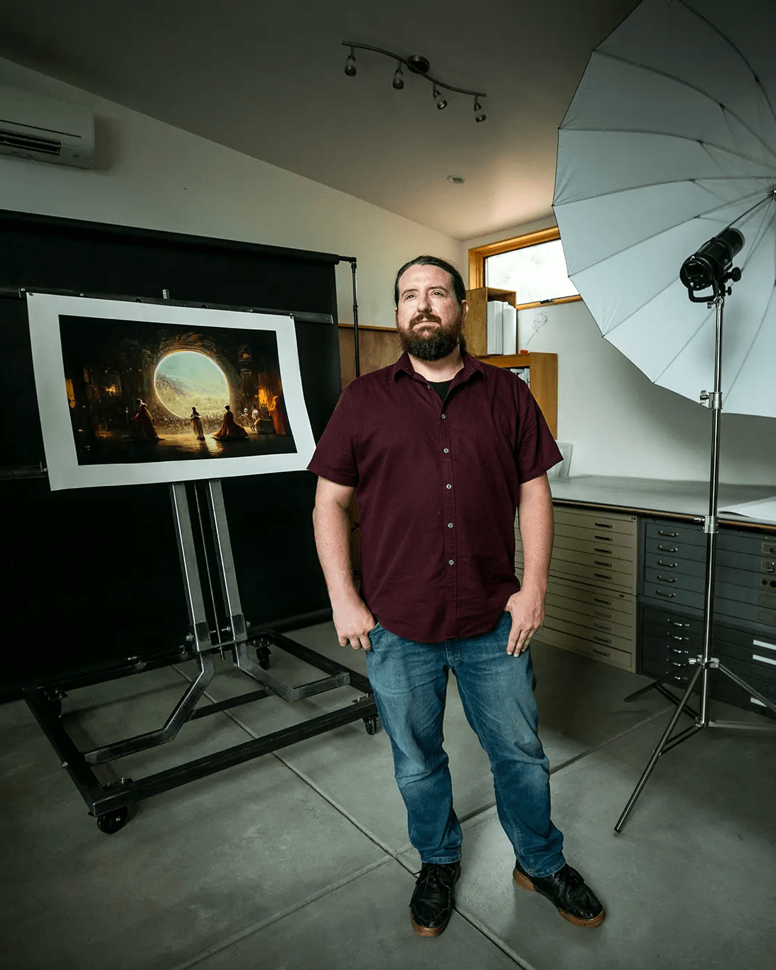 Jason Allen and his AI-assisted illustration